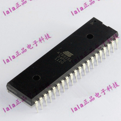 全新 AT89S51-24PU 8位闪存微控制器 原装ATMEL 单片机 DIP-40