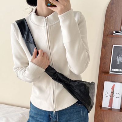 石墨烯聚温保暖立领卫衣外套包邮