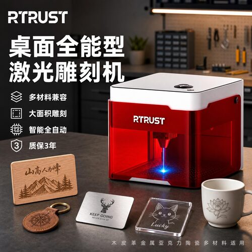 RTRUSTX1双光激光雕刻机打标机