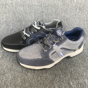 舒适轻便百搭防滑时尚 系带休闲运动鞋 简约 户外登山鞋 撤柜尾货男款