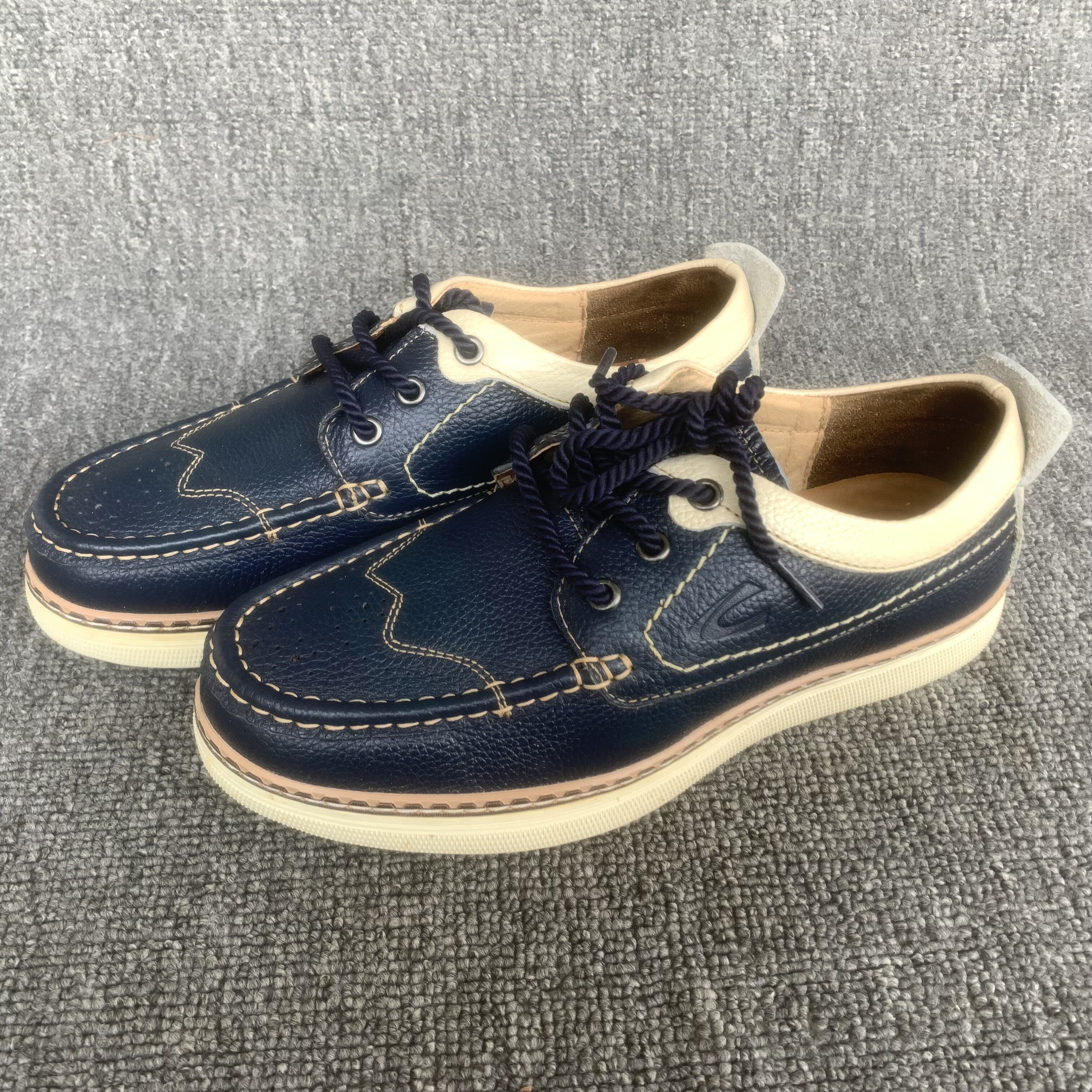 40/43撤柜尾货断码真皮男鞋系带休闲皮鞋百搭低帮鞋深蓝色休闲鞋,流行男鞋,休闲皮鞋,淘宝优惠券,粉丝福利购,淘宝优惠卷