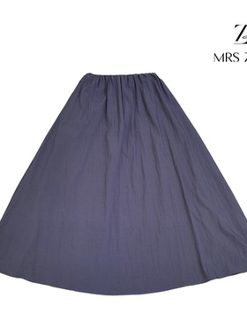 MRS ZORA佐拉2025新款半身裙白色灰色夏季薄款52A1BQ1026