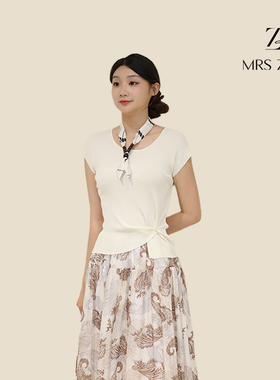 MRS ZORA佐拉2025新款白色短秀修身显瘦53AXZ1013