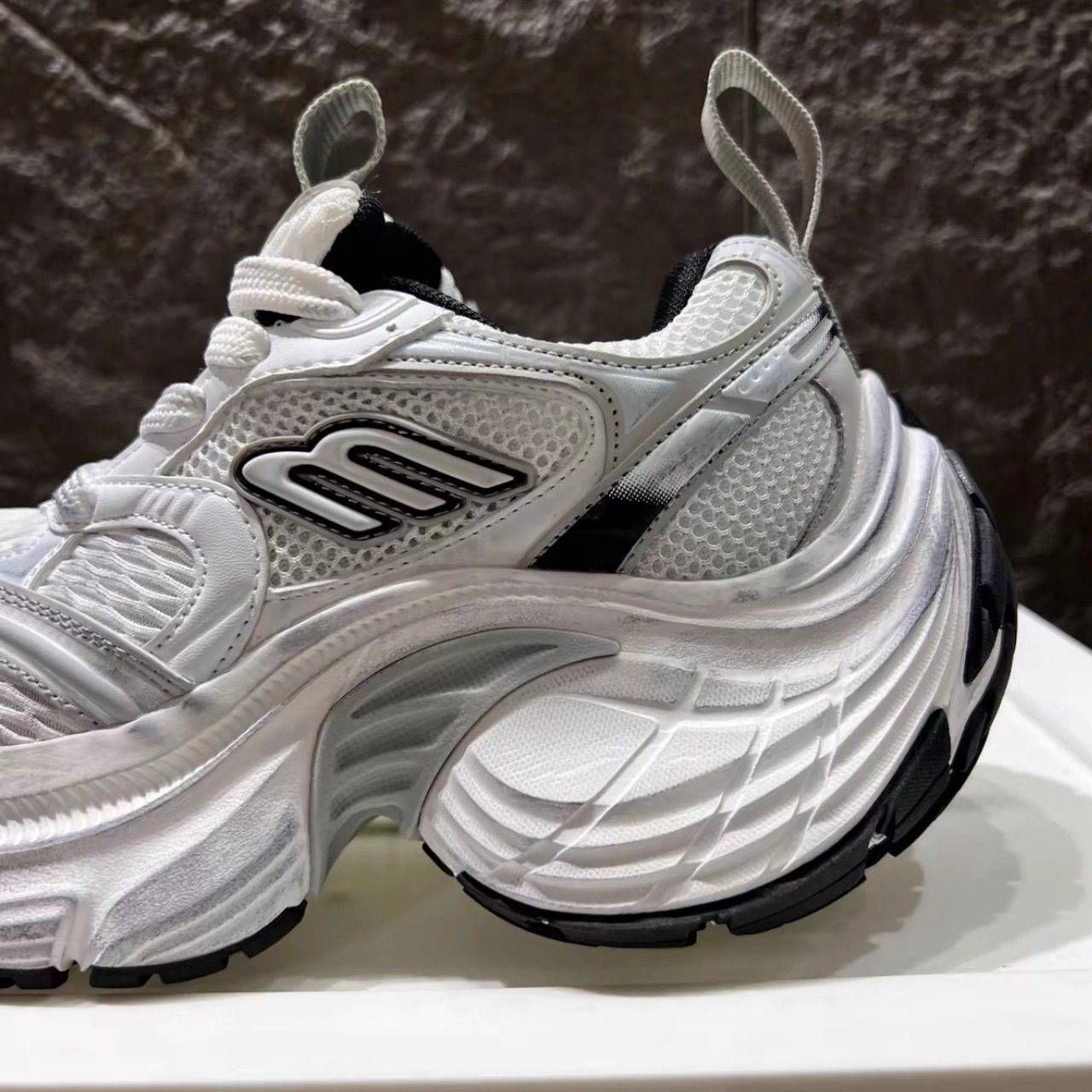 2025秋季巴黎老爹鞋女10XL拼色做旧厚底增高情侣运动休闲鞋男潮,女鞋,老爹鞋,淘宝优惠券,粉丝福利购,淘宝优惠卷