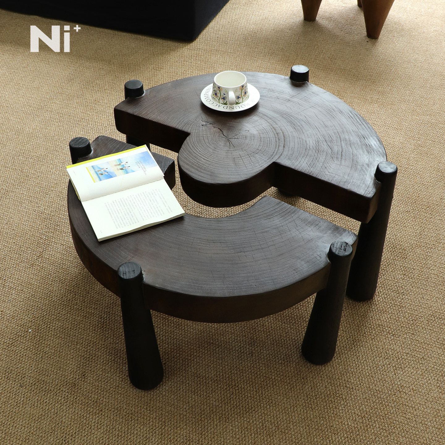 【设计师款】创意实木茶几