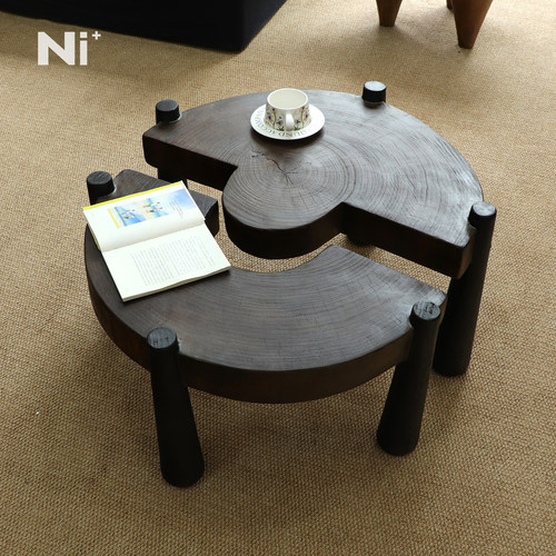 【设计师款】创意实木茶几