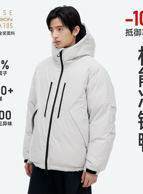 RESTICK「城市刀锋」日系机能冲锋连帽面包服冬季羽绒服加厚保暖