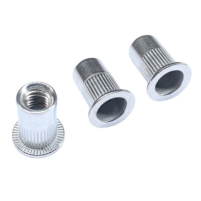 M3-M10 Flat Head Knurled Rivet Nut 304 Stainless Steel