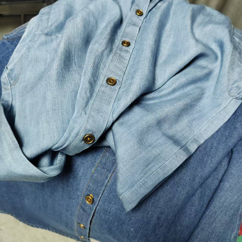 柜货！卫衣叠穿伴侣假领子女背心加长假领下摆裙衬衣衬衫牛仔背心