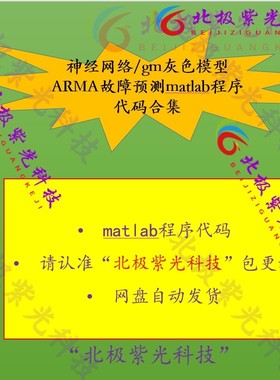 神经网络/gm灰色模型ARMA故障预测matlab程序代码合集