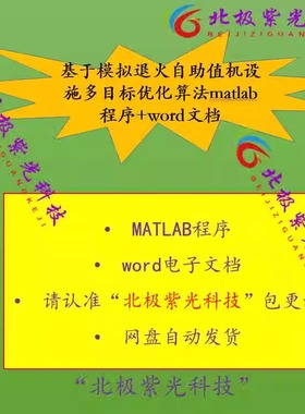 基于模拟退火自助值机设施多目标优化算法matlab程序+word文档