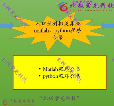 人口预测相关GM/leslie/logistic/时间序列matlab、python程序合