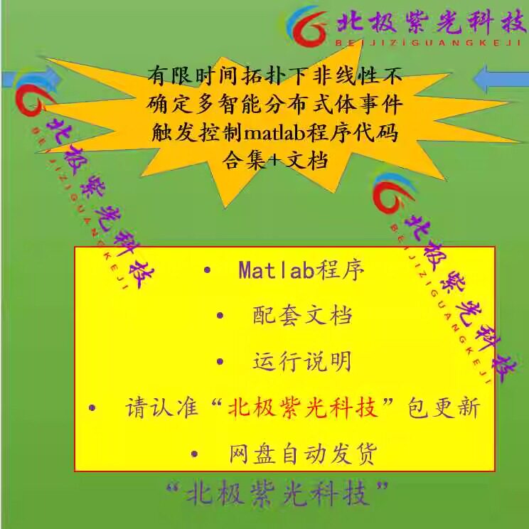 拓扑非线性不确定多智能体分布式事件触发控制matlab程序代码文档