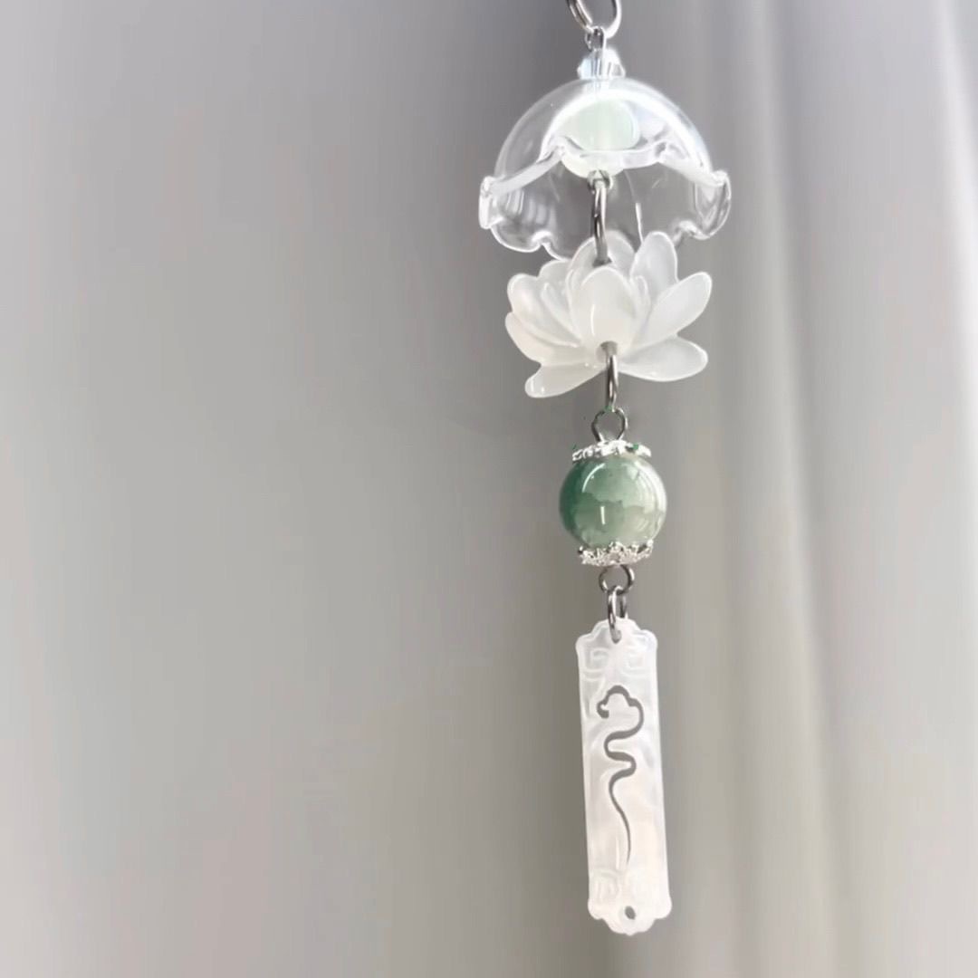 平安ins苹果风铃少女心手作幸运本链手机链钥匙扣包包挂件挂饰diy