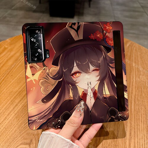 适用荣耀Magicvs手机壳Magicvs2/Magicv3/Magicv5典藏版翻盖皮套Magicv2至臻版插画Magicv2彩绘Magicvs至臻版
