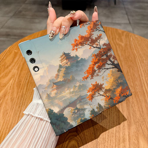 适用荣耀Vpurse手机壳Magicvs/Magicvs3/Magicvs至臻版翻盖皮套Magicv5个性Magicvs2彩绘Magicv3时尚Magicv2