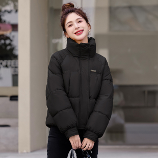 小个子立领加厚保暖棉衣设计感外套女 2025新款 羽绒棉服短款 女冬季
