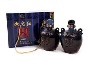 绍兴黄酒女儿红精品窖藏1.5L*2坛装精品陈酿糯米花雕酒高档礼盒装