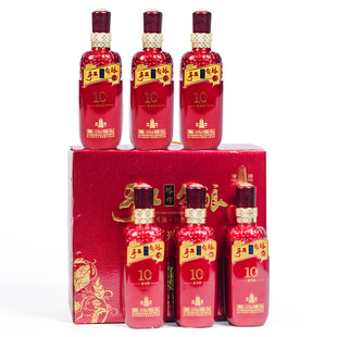 塔牌手工冬酿 十年陈绍兴黄酒 口感胜丽春酒 418ml*6包邮糯米瓶装