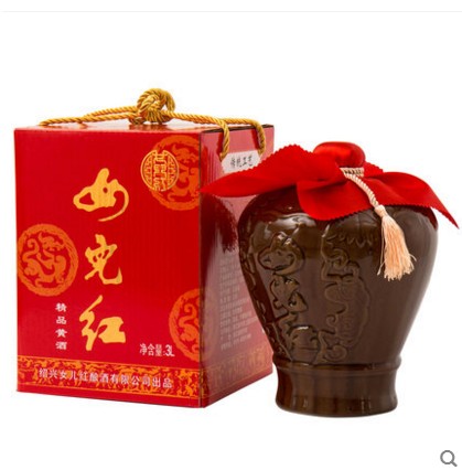 绍兴黄酒 女儿红 精品花雕酒 糯米手工半干型3L礼盒江浙沪4件包邮