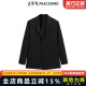 商场同款 新款 太平鸟男装 西服春季 休闲外套B1BAF1403 黑色修身
