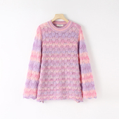 25155 女装 套头百搭宽松型毛针织衫 甜甜粉丝专享 常规秋季