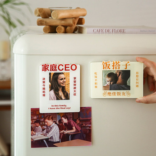 可爱日子拍立得亚克力冰箱贴