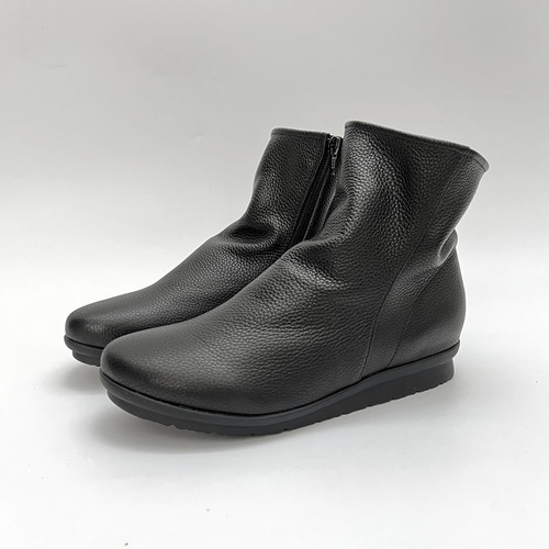 柔软牛皮短靴加厚保暖好穿不累脚