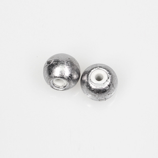 陶瓷通心坠铅定风珠算珠铅鲢鳙水怪大肚漂爆炸钩中通空心铅坠