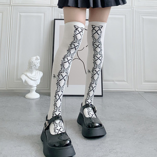 洛丽塔OOTD 混迹Lolita圈和JK圈的老二次元镇圈之宝长筒袜日系袜