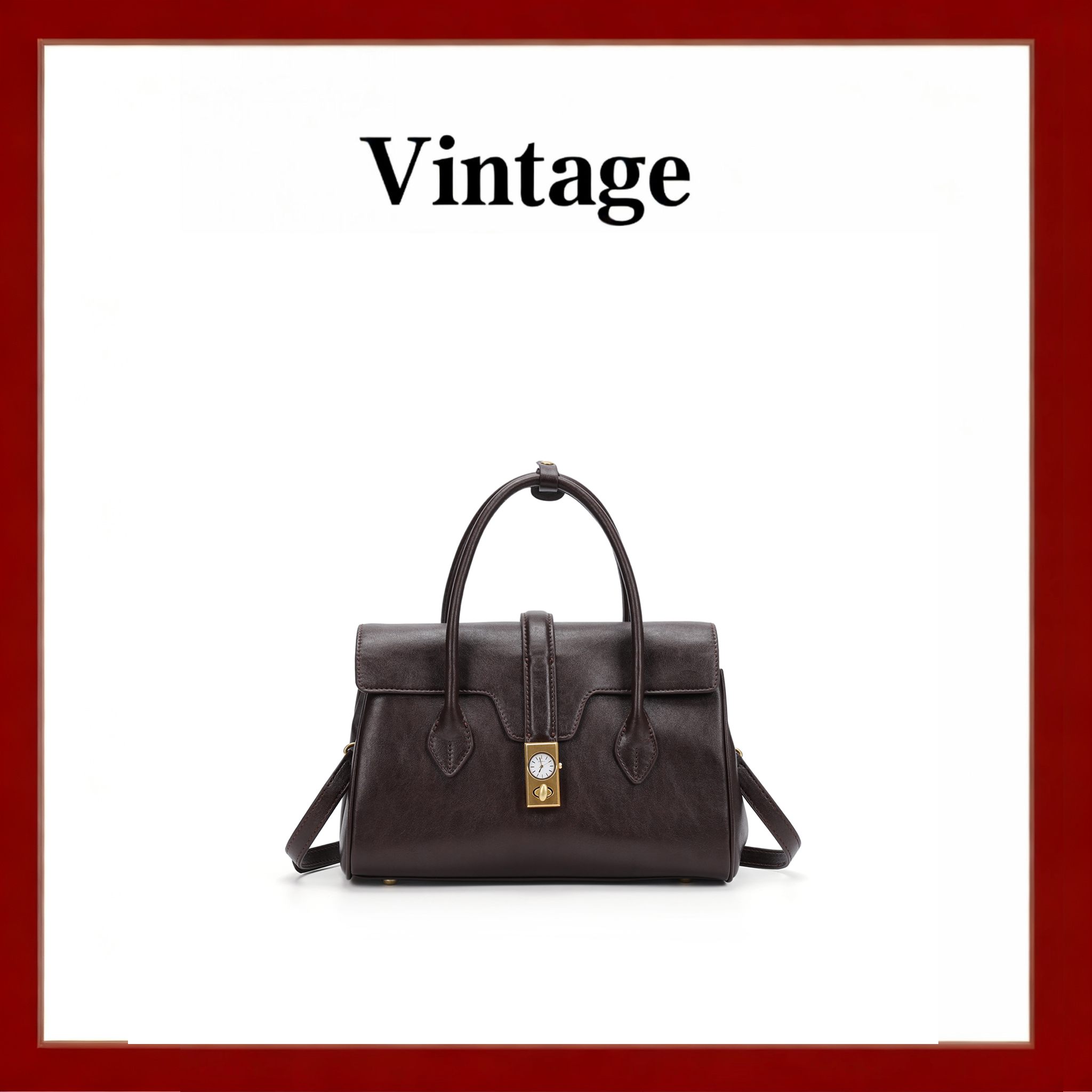 [钟爱星海]秋冬新款高级感大容量手提托特单肩斜挎包5365