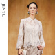 熹微 衬衫 法式 新中式 女 优雅风镂空蕾丝上衣女 JINYU矜羽