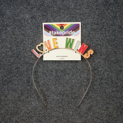 LOVEWINS英文发箍全金属发饰