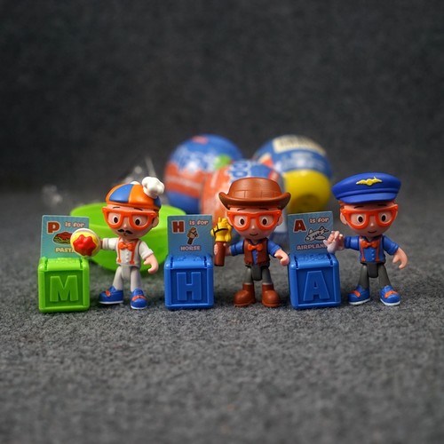 blippi儿童英文启蒙公仔盲蛋