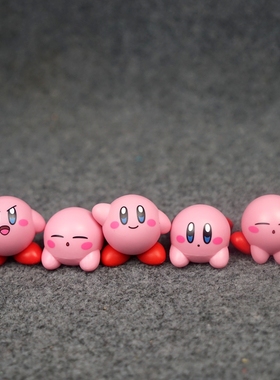 现货日版正品星之卡比桌面可爱表情小摆件手办盲袋玩具