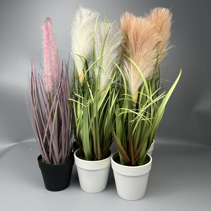 狗尾巴草芦苇仿真假绿植