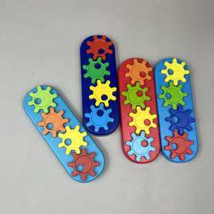 彩色齿轮联动早教玩具儿童益智音乐玩具