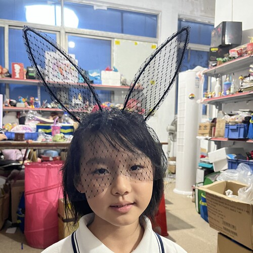 儿童发饰长耳朵发箍可爱小兔子
