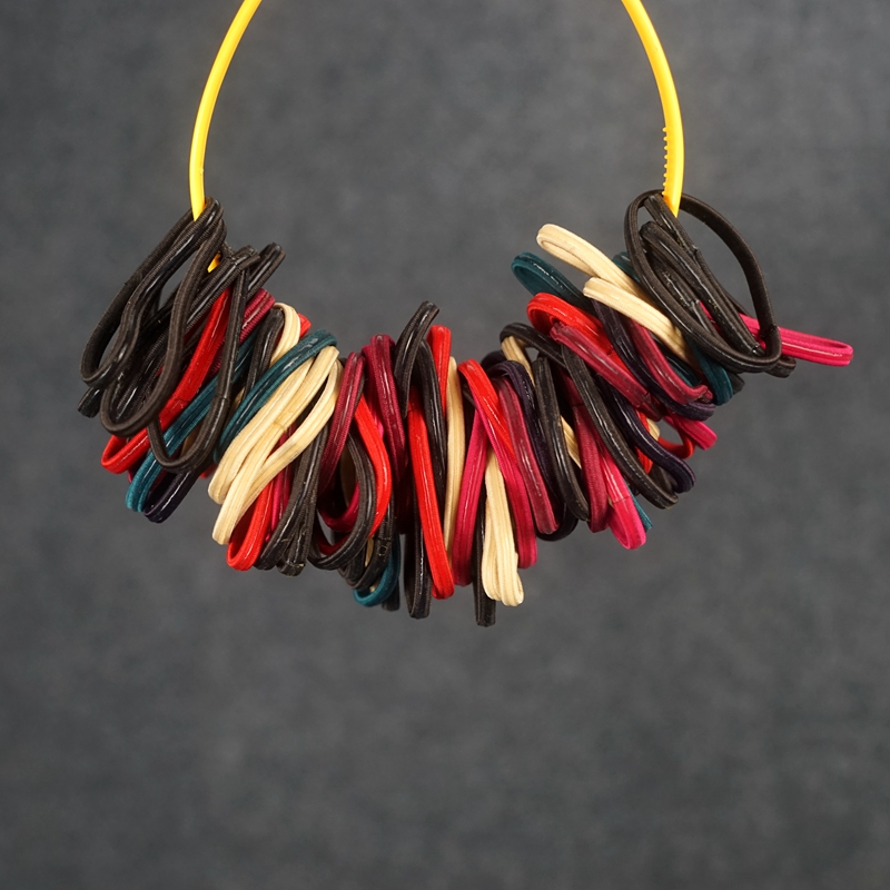 彩色混装运动防滑硅胶全天候发圈