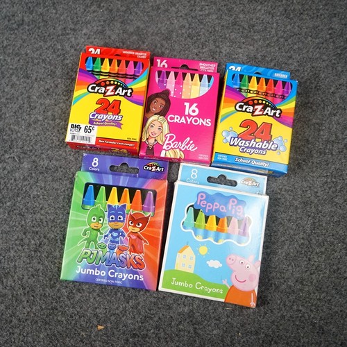 外贸中粗款蜡笔填色涂鸦水洗