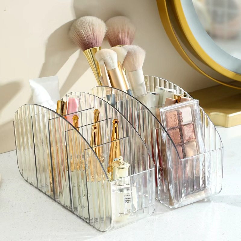 新款感化妆刷收纳盒 口红护肤品桌上梳妆台 桌面笔筒箱置物架,收纳整理,化妆箱/盒,淘宝优惠券,粉丝福利购,淘宝优惠卷