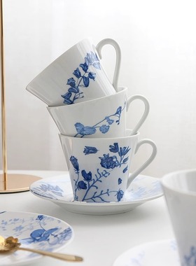 日式y*maka联名款chic风创意水墨陶瓷家用办公室咖啡杯具