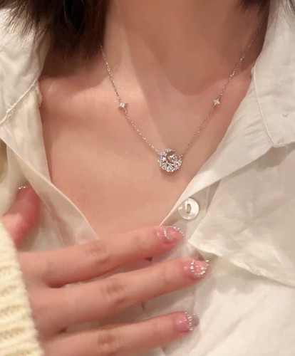 999纯银不掉色锁骨链项链
