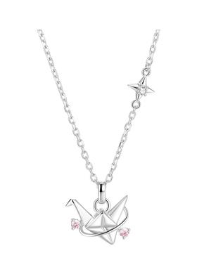 珂里clect星光千纸鹤项链女纯银新款2025年爆款轻奢小众生日礼物