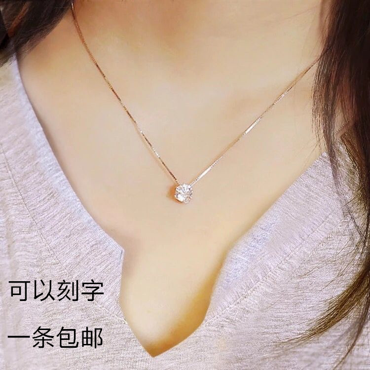 925´¿ÒøÏîÁ´Å®µõ×¹ ÈÕº«°æÊ±ÉÐѧÉú¼òÔ¼Ëø¹ÇÁ´ÅäÊΰٴîÏîȦ