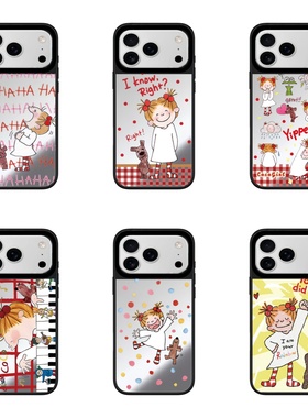 CASE联名彩虹酱女孩适用iPhone17ProMax壳苹果16Pro 15plus 14 13 12磁吸MagSafe保护套华强北C家壳