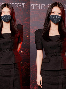 小西服上衣女短袖修身收腰高级感气质T恤春夏百搭外穿打底衫西装