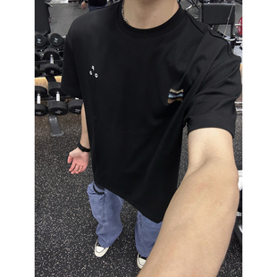 速干凉感7A抗菌波点渐变印花宽松高街短袖 T恤 T恤男女休闲百搭夏季