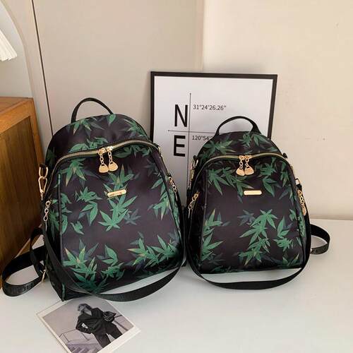 双肩包女2025新款潮外出旅游轻便背包时尚防水大容量高级感小背包