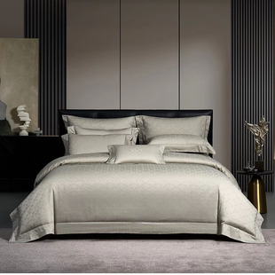 寐MINE2025新款拾光长绒棉四件套轻奢高档纯棉床单被套商场同款